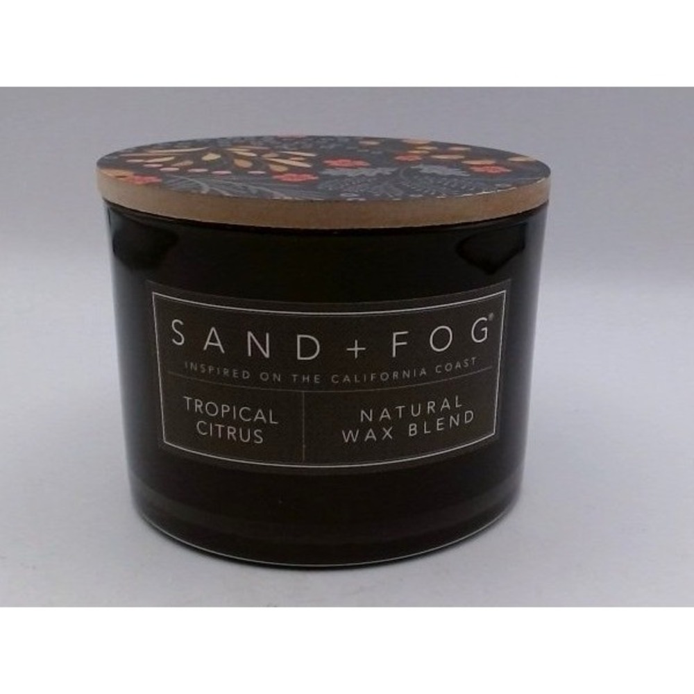 Sand + Fog - Natural Wax Blend Candle, Tropical Citrus, BRAND NEW
